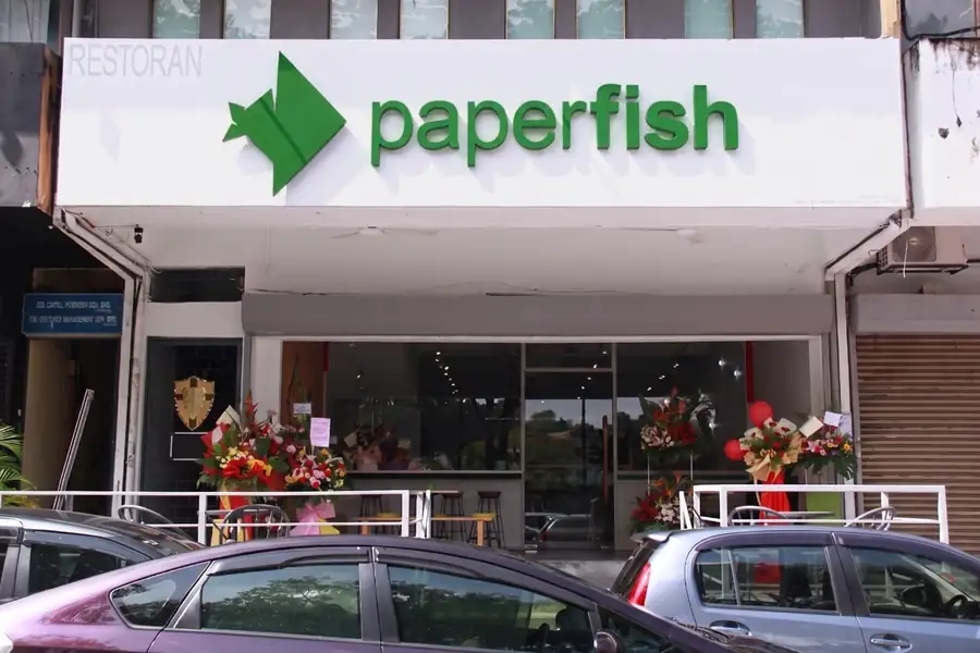 The Paperfish shopfront at TTDI